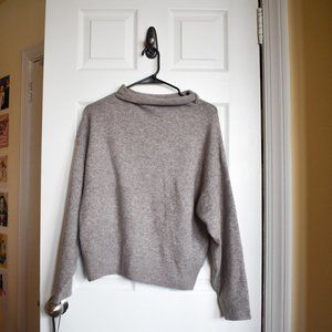 Ann Taylor Factory Gray Cowl Neck Sweater Size XS